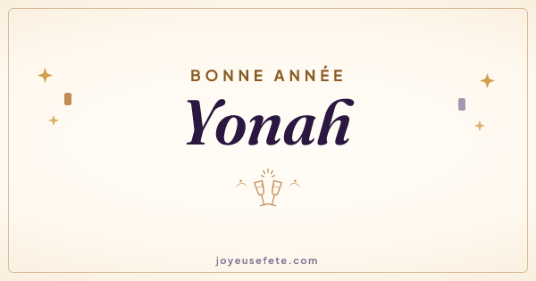 Image « Bonne année Yonah » au format large