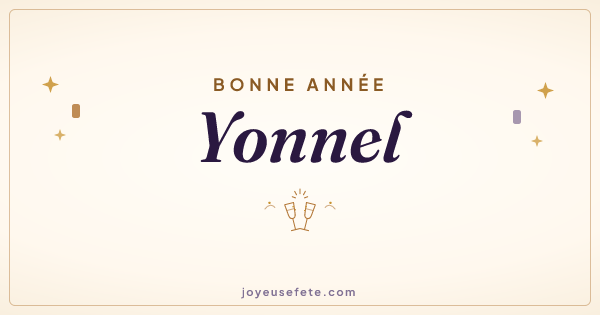 Image « Bonne année Yonnel » au format large