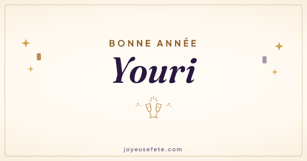 Image « Bonne année Youri » au format large