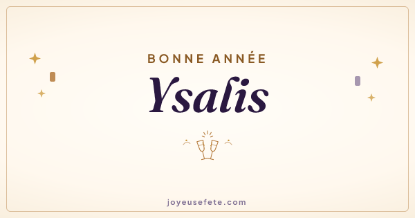 Image « Bonne année Ysalis » au format large