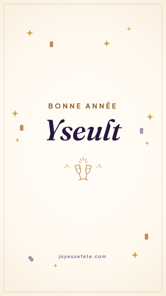 Image « Bonne année Yseult » au format story