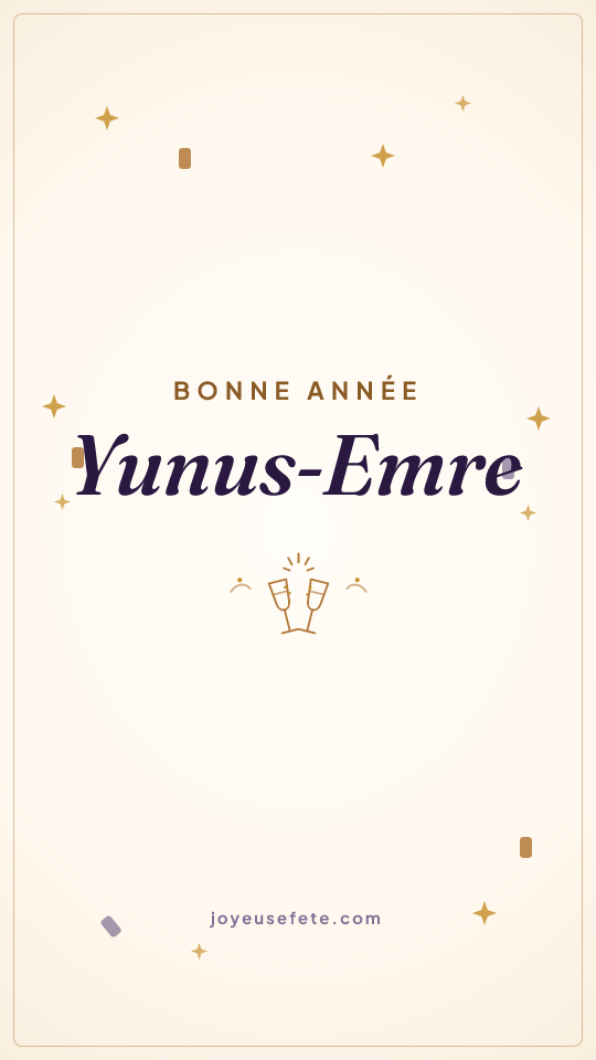 Image « Bonne année Yunus-Emre » au format story