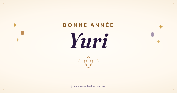 Image « Bonne année Yuri » au format large