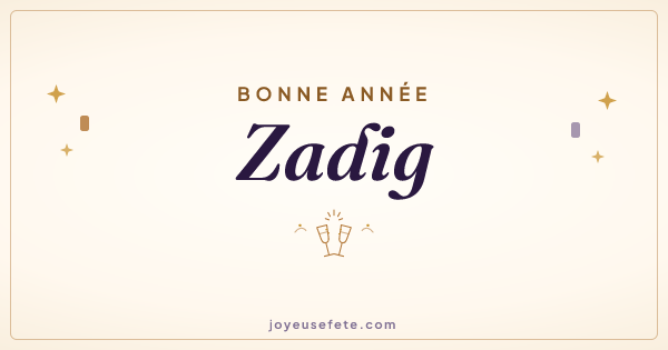 Image « Bonne année Zadig » au format large