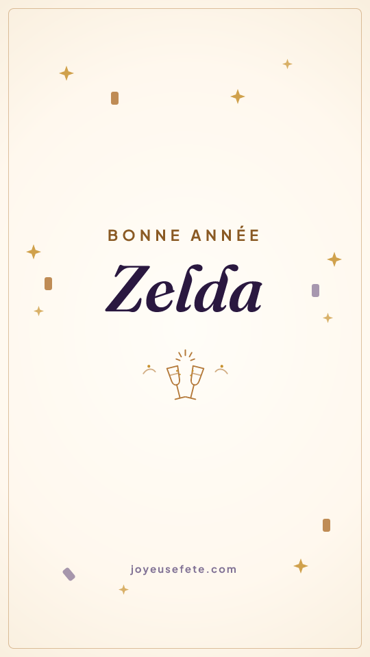 Image « Bonne année Zelda » au format story