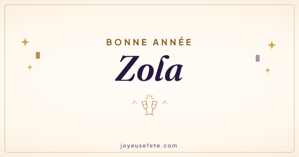 Image « Bonne année Zola » au format large