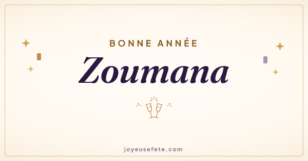 Image « Bonne année Zoumana » au format large