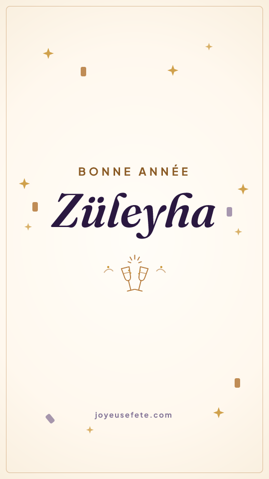 Image « Bonne année Züleyha » au format story
