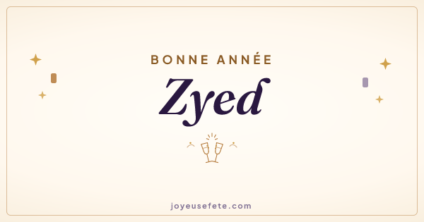Image « Bonne année Zyed » au format large