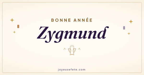 Image « Bonne année Zygmund » au format large