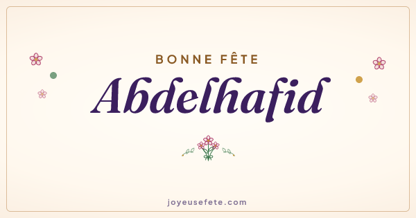 Image « Bonne fête Abdelhafid » au format large