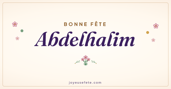 Image « Bonne fête Abdelhalim » au format large