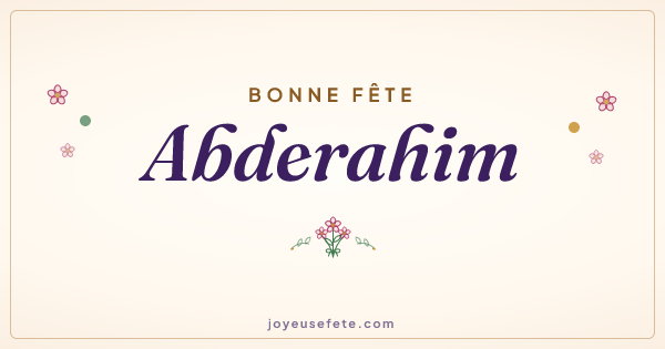 Image « Bonne fête Abderahim » au format large