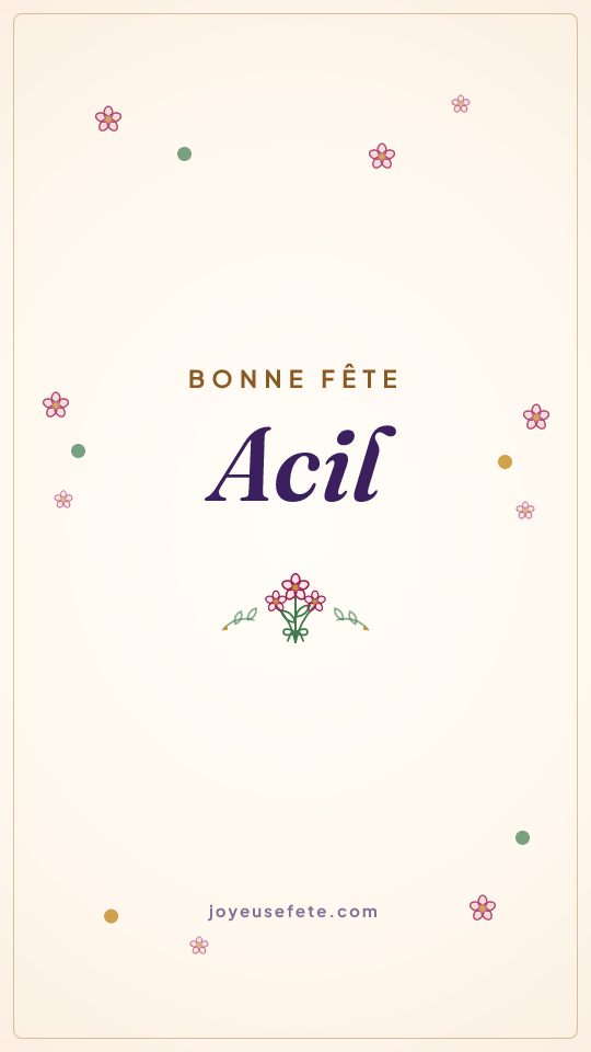 Image « Bonne fête Acil » au format story