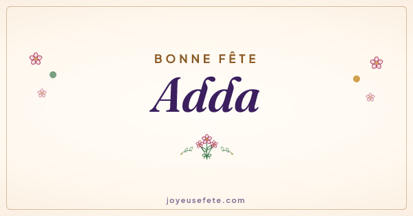 Image « Bonne fête Adda » au format large