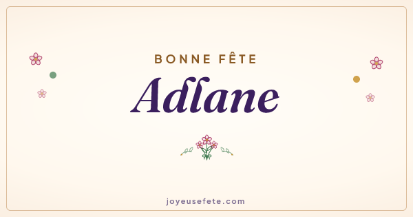 Image « Bonne fête Adlane » au format large