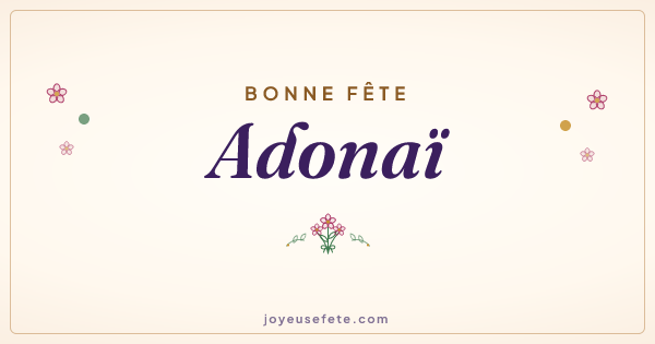 Image « Bonne fête Adonaï » au format large