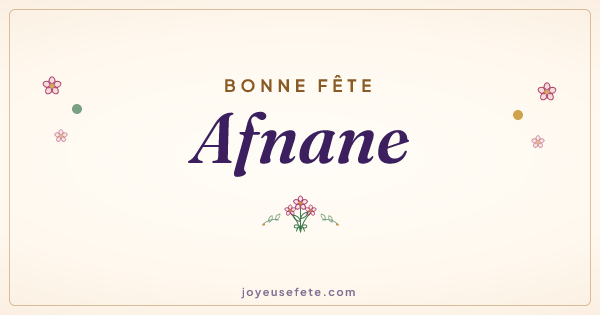 Image « Bonne fête Afnane » au format large