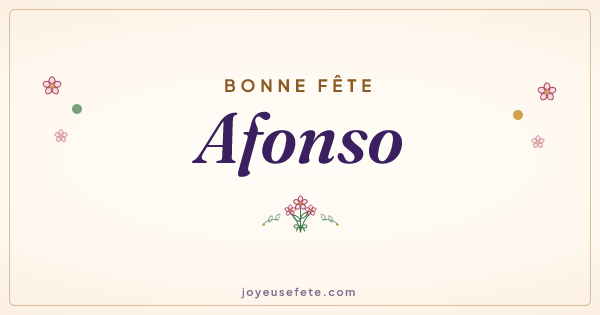 Image « Bonne fête Afonso » au format large