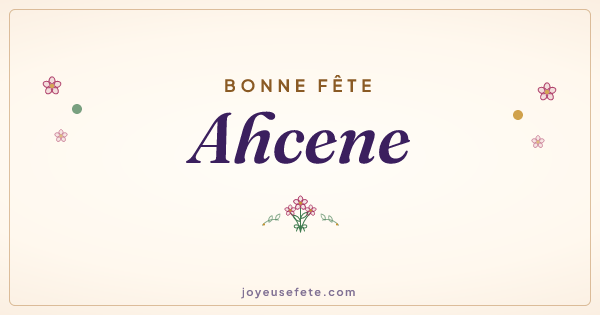 Image « Bonne fête Ahcene » au format large