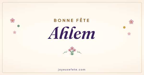 Image « Bonne fête Ahlem » au format large