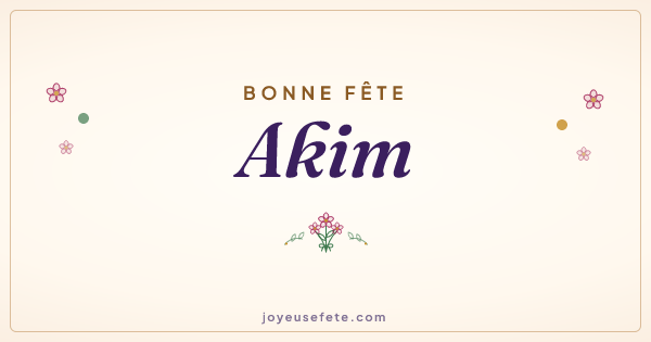 Image « Bonne fête Akim » au format large