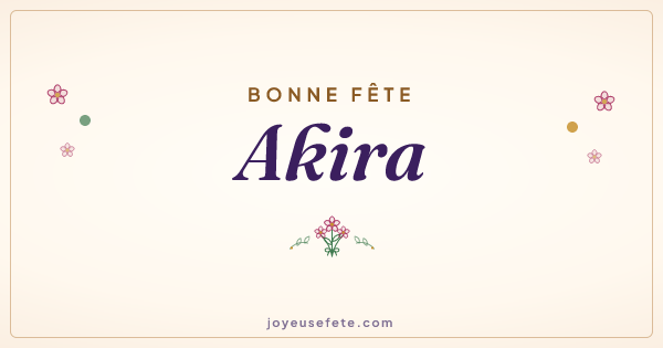 Image « Bonne fête Akira » au format large