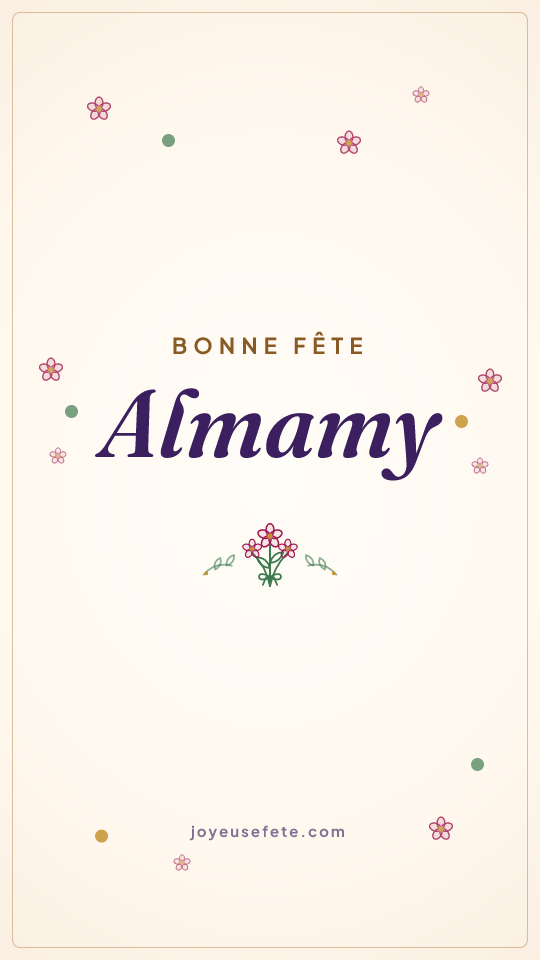 Image « Bonne fête Almamy » au format story