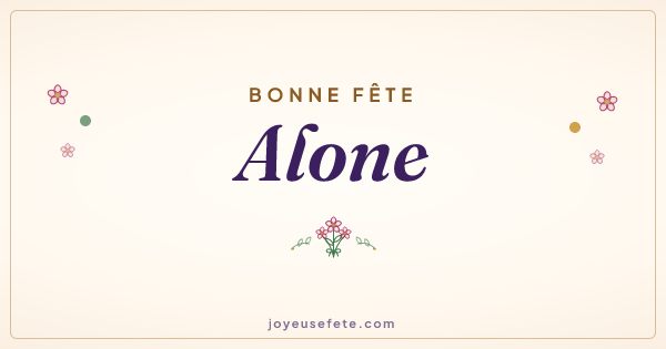 Image « Bonne fête Alone » au format large