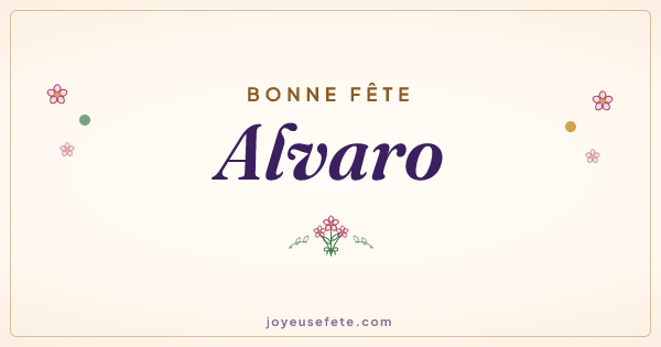 Image « Bonne fête Alvaro » au format large