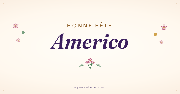 Image « Bonne fête Americo » au format large