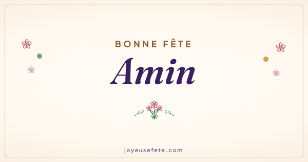 Image « Bonne fête Amin » au format large