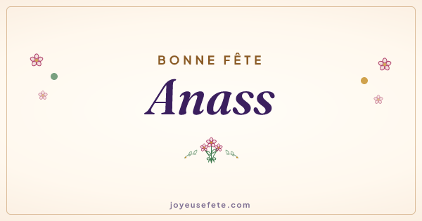 Image « Bonne fête Anass » au format large