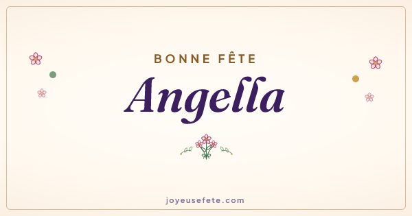 Image « Bonne fête Angella » au format large