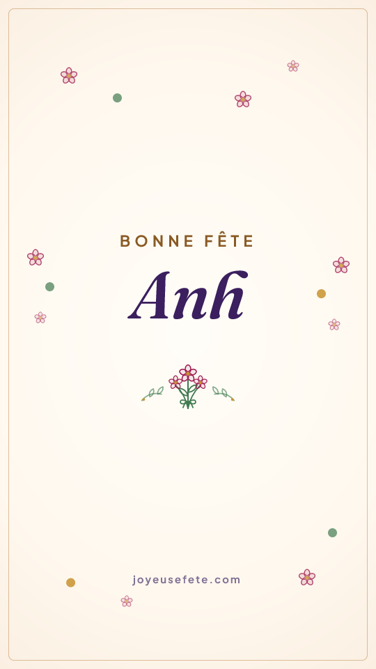 Image « Bonne fête Anh » au format story
