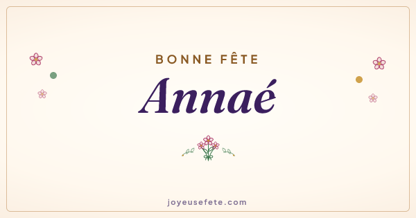 Image « Bonne fête Annaé » au format large