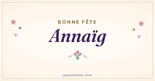 Image « Bonne fête Annaïg » au format large