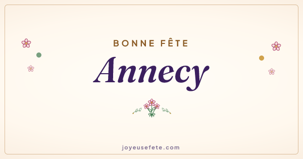 Image « Bonne fête Annecy » au format large