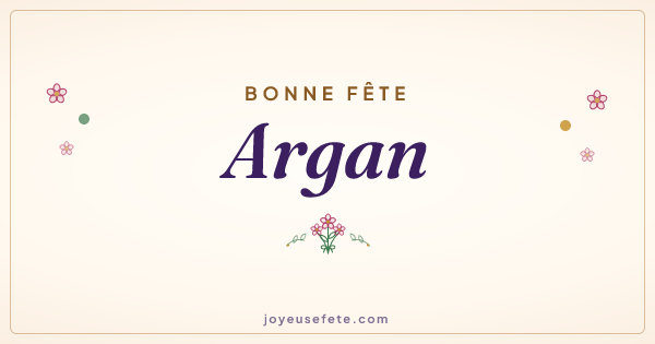 Image « Bonne fête Argan » au format large