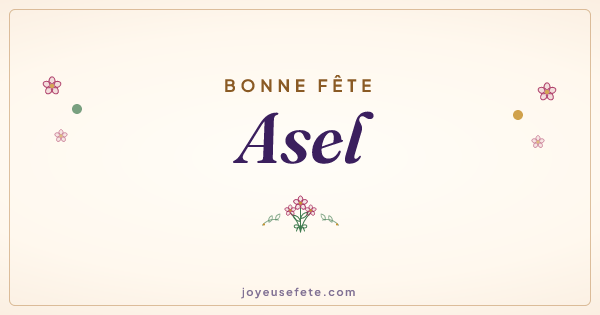 Image « Bonne fête Asel » au format large