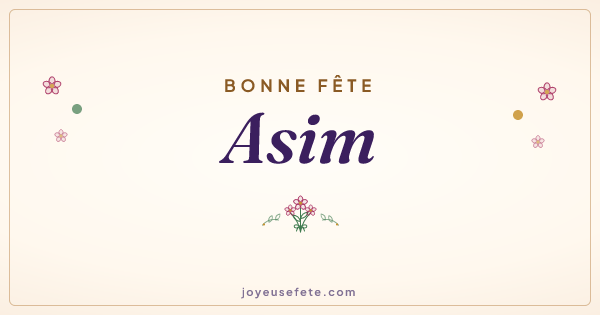 Image « Bonne fête Asim » au format large
