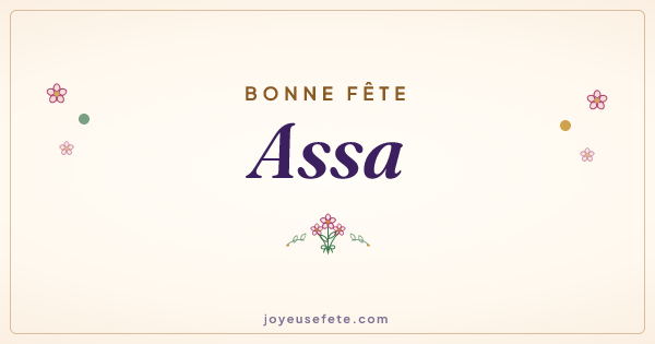 Image « Bonne fête Assa » au format large