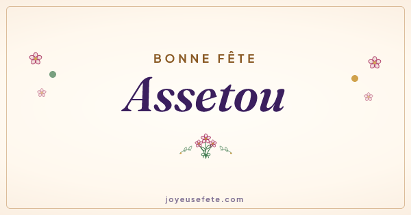Image « Bonne fête Assetou » au format large
