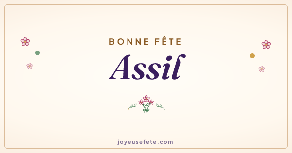 Image « Bonne fête Assil » au format large