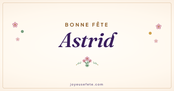 Image « Bonne fête Astrid » au format large