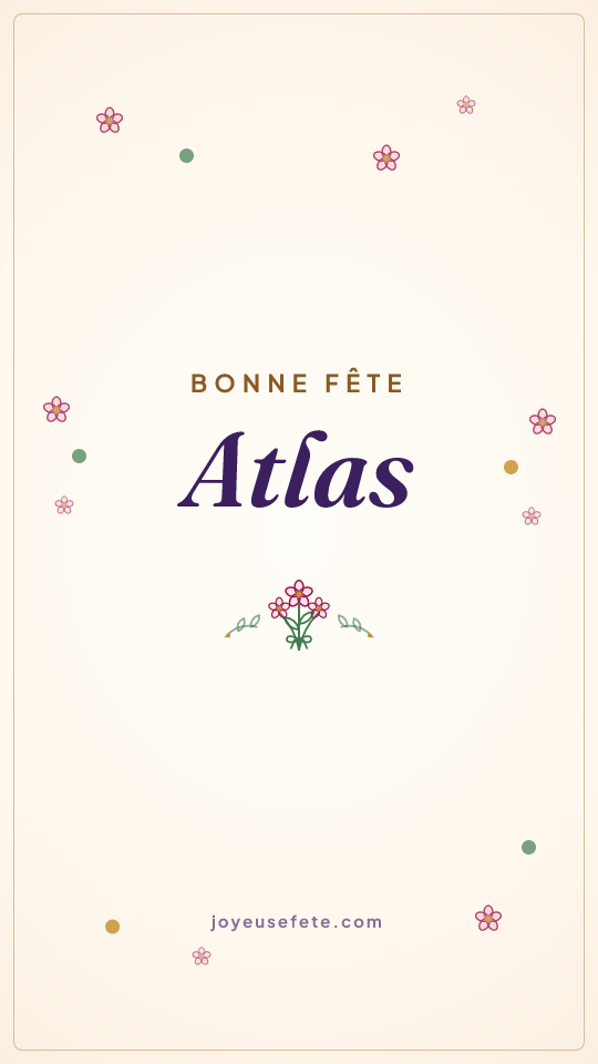 Image « Bonne fête Atlas » au format story