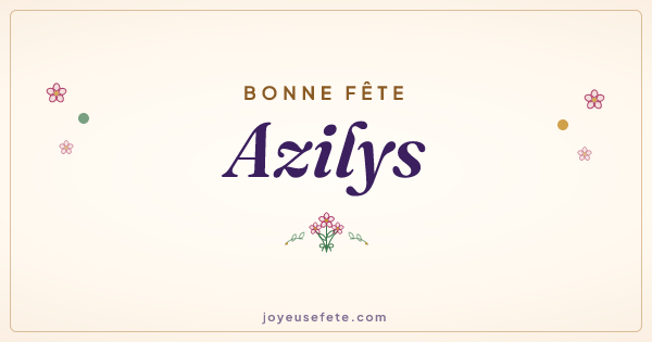 Image « Bonne fête Azilys » au format large