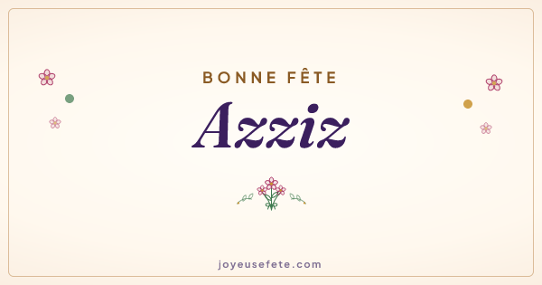 Image « Bonne fête Azziz » au format large