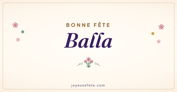 Image « Bonne fête Balla » au format large