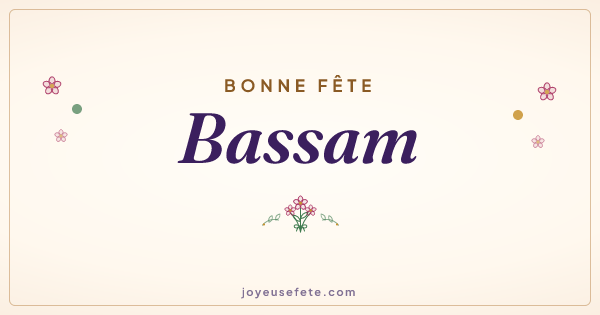Image « Bonne fête Bassam » au format large